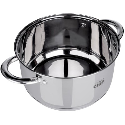 Каструля BRAVO CHEF 16 см (1.9 л) з кришкою (BC-2001-16)