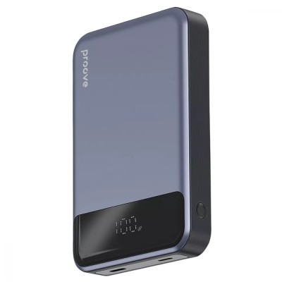 Портативна батарея Proove 10000mAh 20W Hoodman Magnetic (PBH120010003) Grey
