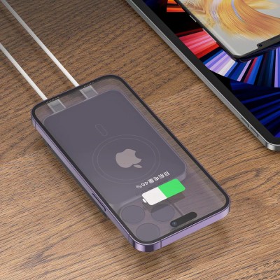 Портативна батарея Proove 10000mAh 20W Hoodman Magnetic (PBH120010003) Grey