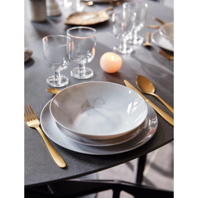 Сервіз LUMINARC DIWALI MARBLE GRANIT /19 пр. (Q0217)