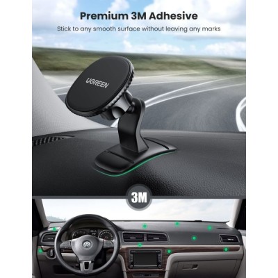 Автомобільний тримач UGREEN LP292 Magnetic Phone Holder for Car (80785) Black