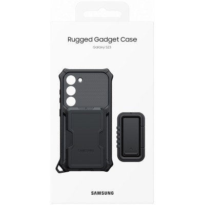 Чохол-накладка Samsung S23 Rugged Gadget Case EF-RS911CBEGRU Titan
