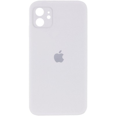 Чохол Silicone Case Square Full Camera Protective (AA) для Apple iPhone 11 (6.1") Білий / White Чохол Silicone Case Square Full Camera Protective (AA) для Apple iPhone 11 (6.1") Білий / White