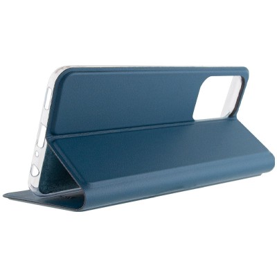 Шкіряний чохол книжка GETMAN Elegant (PU) для Xiaomi Redmi Note 12 4G Синій