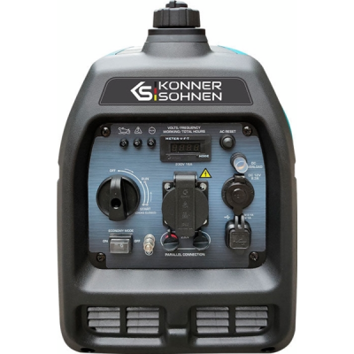 Генератор бензиновий інверторний Konner&Sohnen KS 2100IS, 230В, 2.0кВт, ручний стартер, 18.5кг