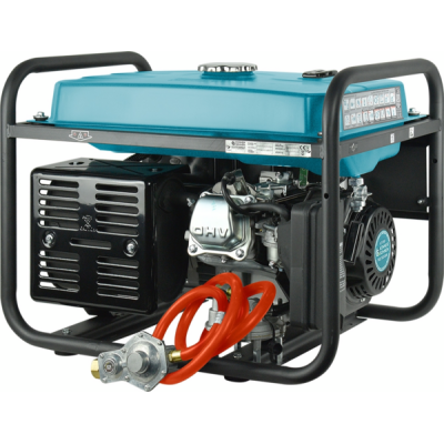 Генератор газобензиновий Konner&Sohnen KS 7000E G, 230В, 5.5кВт, електростартер, 77.2кг