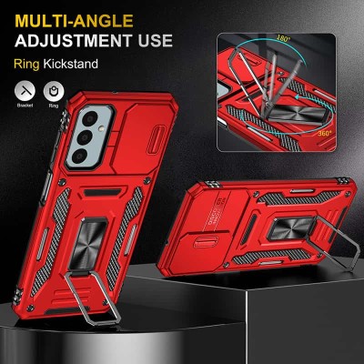 Ударостійкий чохол Camshield Army Ring для Samsung Galaxy A05s Червоний / Red Ударостійкий чохол Camshield Army Ring для Samsung Galaxy A05s Червоний / Red