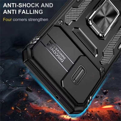 Ударостійкий чохол Camshield Army Ring для Samsung Galaxy S24 Чорний / Black
