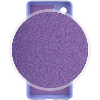 Чохол Silicone Cover Lakshmi Full Camera (AA) для Samsung Galaxy A14 4G/5G Бузковий / Dasheen