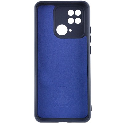 Чохол Silicone Cover Lakshmi Full Camera (AA) для Xiaomi Redmi 10C Синій / Midnight Blue