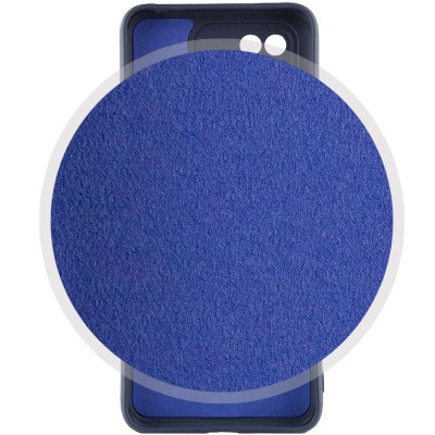 Чохол Silicone Cover Lakshmi Full Camera (AA) для Xiaomi Redmi 10C Синій / Midnight Blue
