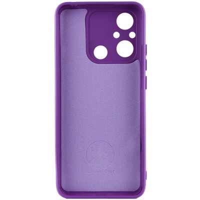 Чохол Silicone Cover Lakshmi Full Camera (AA) для Xiaomi Redmi 12C / Poco C55 Фіолетовий / Purple