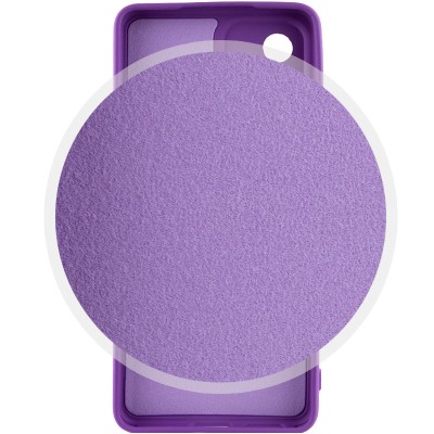 Чохол Silicone Cover Lakshmi Full Camera (AA) для Xiaomi Redmi 12C / Poco C55 Фіолетовий / Purple