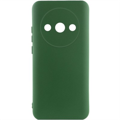 Чохол Silicone Cover Lakshmi Full Camera (AA) для Xiaomi Redmi A3 Зелений / Dark green Чохол Silicone Cover Lakshmi Full Camera (AA) для Xiaomi Redmi A3 Зелений / Dark green
