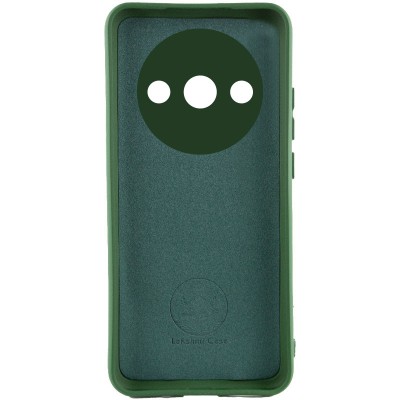 Чохол Silicone Cover Lakshmi Full Camera (AA) для Xiaomi Redmi A3 Зелений / Dark green Чохол Silicone Cover Lakshmi Full Camera (AA) для Xiaomi Redmi A3 Зелений / Dark green