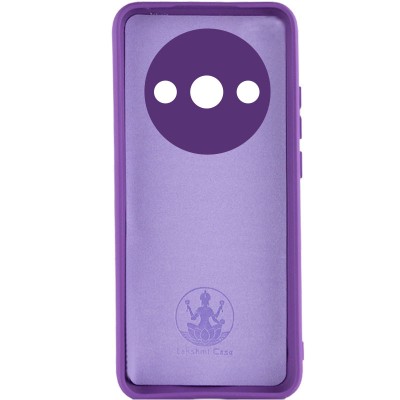Чохол Silicone Cover Lakshmi Full Camera (AA) для Xiaomi Redmi A3 Фіолетовий / Purple