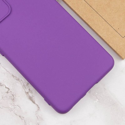 Чохол Silicone Cover Lakshmi Full Camera (AA) для Xiaomi Redmi Note 12 4G Фіолетовий / Purple