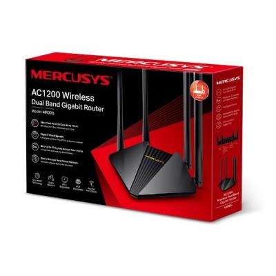 Точка доступу з функцією маршрутизації, мережеве обладнання 1200MBPS 4PORT MR30G MERCUSYS Точка доступу з функцією маршрутизації, мережеве обладнання 1200MBPS 4PORT MR30G MERCUSYS
