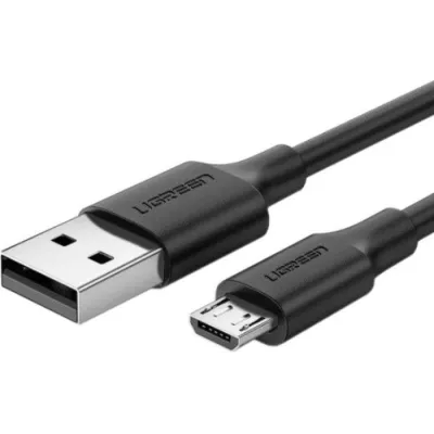 Кабель UGREEN US289 USB 2.0 To Micro Cable Nickel Plating 2A 1.5m Black (60137)