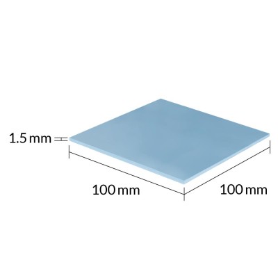 Термопрокладка для процесора 100X100X1.5 ACTPD00054A ARCTIC Термопрокладка для процесора 100X100X1.5 ACTPD00054A ARCTIC