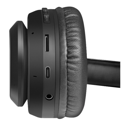 Навушники DEFENDER (63552) FreeMotion B552 чорний, Bluetooth