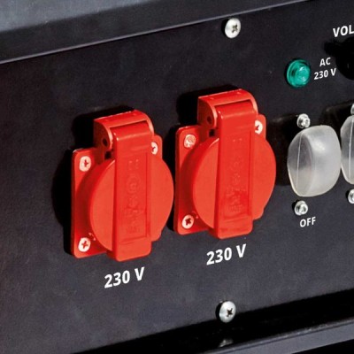 Генератор бензиновий Einhell TC-PG 55/E5, 230В/380В (1/3 фази), 3.6/5.5кВт, електростарт, AVR, 83кг