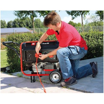 Генератор бензиновий Einhell TC-PG 55/E5, 230В/380В (1/3 фази), 3.6/5.5кВт, електростарт, AVR, 83кг