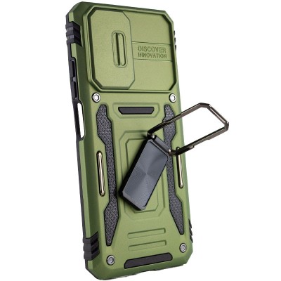Ударостійкий чохол Camshield Army Ring для Xiaomi Redmi 10 Оливковий / Army Green
