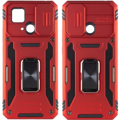 Ударостійкий чохол Camshield Army Ring для Xiaomi Redmi 10C Червоний / Red Ударостійкий чохол Camshield Army Ring для Xiaomi Redmi 10C Червоний / Red