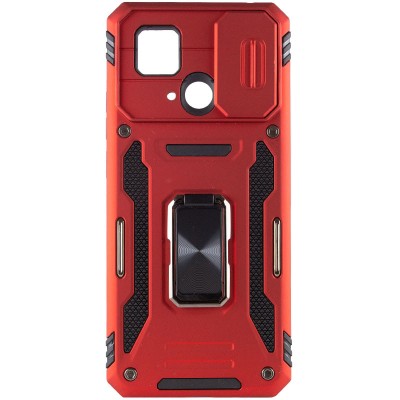 Ударостійкий чохол Camshield Army Ring для Xiaomi Redmi 10C Червоний / Red Ударостійкий чохол Camshield Army Ring для Xiaomi Redmi 10C Червоний / Red