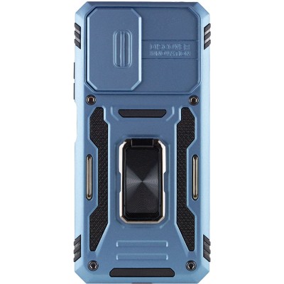Ударостійкий чохол Camshield Army Ring для Xiaomi Redmi Note 11 (Global) / Note 11S / Note 12S Блакитний / Light Blue