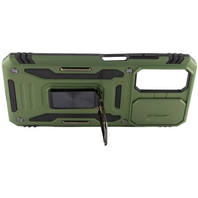 Ударостійкий чохол Camshield Army Ring для Xiaomi Redmi Note 11 (Global) / Note 11S / Note 12S Оливковий / Army Green