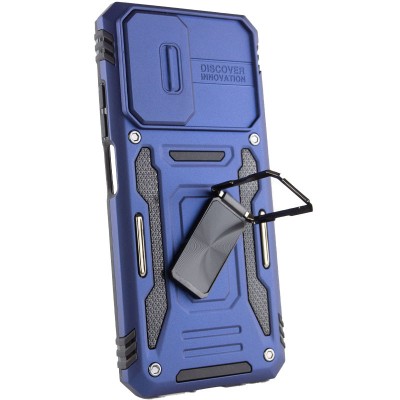 Ударостійкий чохол Camshield Army Ring для Xiaomi Redmi Note 11 (Global) / Note 11S / Note 12S Синій / Navy