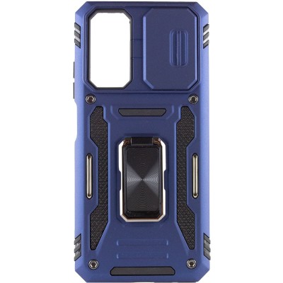Ударостійкий чохол Camshield Army Ring для Xiaomi Redmi Note 11 (Global) / Note 11S / Note 12S Синій / Navy