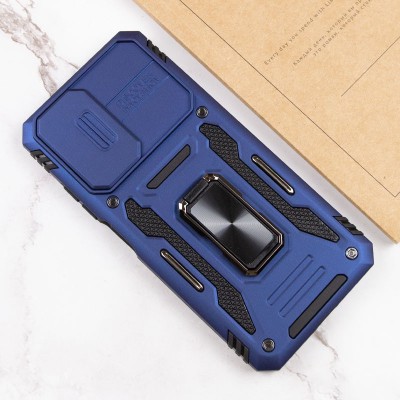 Ударостійкий чохол Camshield Army Ring для Xiaomi Redmi Note 11 (Global) / Note 11S / Note 12S Синій / Navy