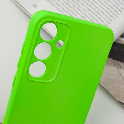 Чохол Silicone Cover Lakshmi Full Camera (A) для Samsung Galaxy A34 5G Салатовий / Neon Green