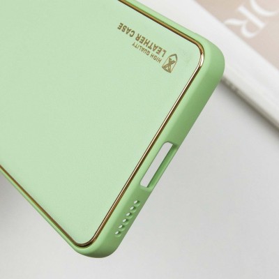 Шкіряний чохол Xshield для Xiaomi Redmi Note 12 Pro 4G Зелений / Pistachio