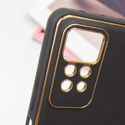 Шкіряний чохол Xshield для Xiaomi Redmi Note 12 Pro 4G Чорний / Black