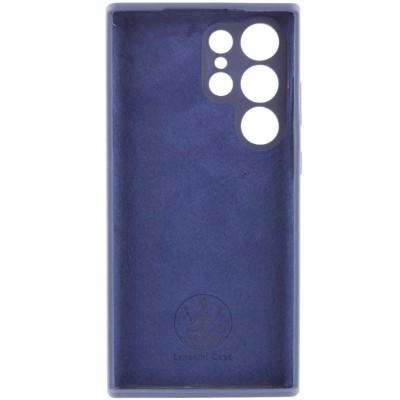 Чохол Silicone Cover Lakshmi Full Camera (AAA) with Logo для Samsung Galaxy S24 Ultra Темно-синій / Midnight blue