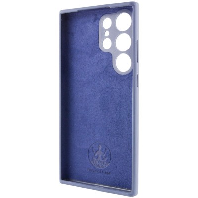 Чохол Silicone Cover Lakshmi Full Camera (AAA) with Logo для Samsung Galaxy S24 Ultra Темно-синій / Midnight blue