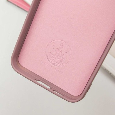 Чохол Silicone Cover Lakshmi Full Camera (A) для Samsung Galaxy A35 Рожевий / Pink Sand