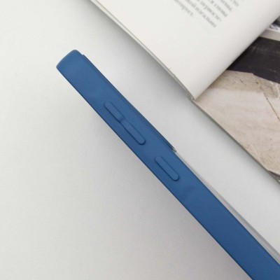 Чохол Silicone Cover Lakshmi Full Camera (A) для Samsung Galaxy A35 Синій / Navy Blue