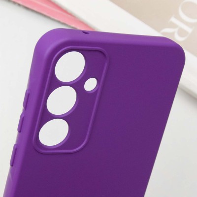 Чохол Silicone Cover Lakshmi Full Camera (A) для Samsung Galaxy A55 Фіолетовий / Purple