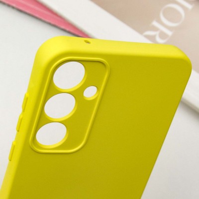 Чохол Silicone Cover Lakshmi Full Camera (A) для Samsung Galaxy S24+ Жовтий / Flash