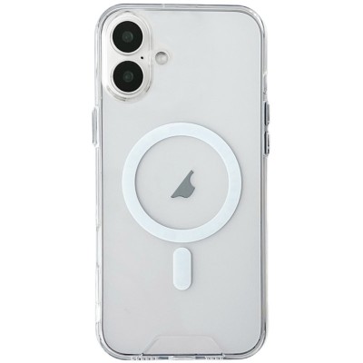 Чохол TPU Space Case with MagSafe для Apple iPhone 16 Plus (6.7") Прозорий Чохол TPU Space Case with MagSafe для Apple iPhone 16 Plus (6.7") Прозорий