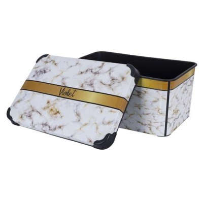 Корзина VIOLET HOUSE 0648 DECOR Marble White з/кр. 20 л (0648 DECOR Marble White с/кр. 20 л)