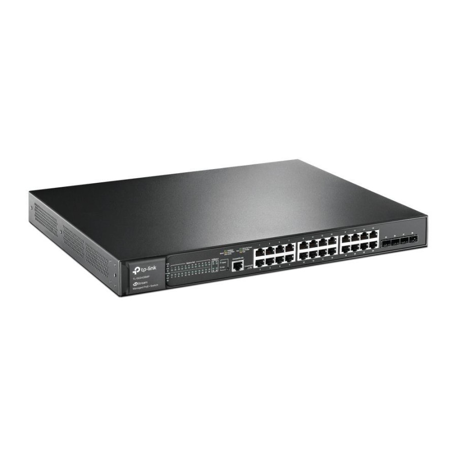 JetStream 28-портовий гігабітний L2 керований комутатор з 24 портами PoE+, SG3428MP TP-LINK JetStream 28-портовий гігабітний L2 керований комутатор з 24 портами PoE+, SG3428MP TP-LINK
