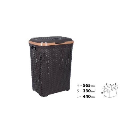 Корзина д/білизни VIOLET HOUSE 0726 Роттанг COFFEE 55 л (0726 Роттанг COF с/к 55 л) Корзина д/білизни VIOLET HOUSE 0726 Роттанг COFFEE 55 л (0726 Роттанг COF с/к 55 л)