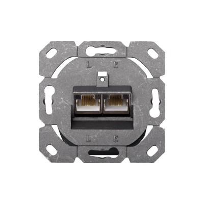 Розетка на два порта RJ45 CAT5E DN-9002-N DIGITUS by ASSMANN