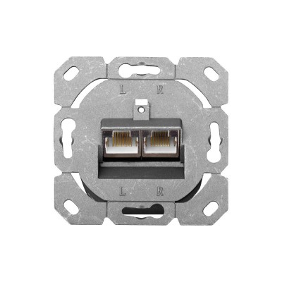 Розетка на два порта RJ45 CAT6 DN-9006-N DIGITUS by ASSMANN
